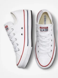 Blanc - Baskets pour jeunes Converse EVA Lift Chuck Ox