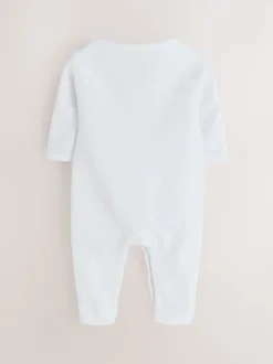 Blanc - Bébé Combinaison de nuit prématuré Ensemble 6 pièces (0-0mois)