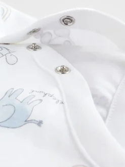 Blanc - Bodys pour bébés Manches courtes 5 Pack