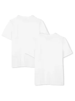 Blanc - BOSS lot de 2 T-shirts à manches courtes à col rond