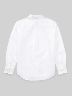 Blanc - Chemise Oxford Polo Ralph Lauren à logo