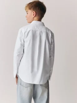 Blanc - Chemise Oxford Superdry