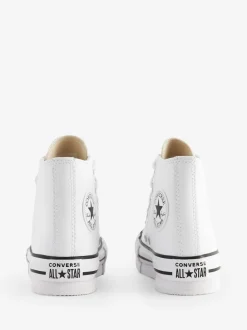 Blanc - Converse baskets en cuir EVA Lift Junior All Star