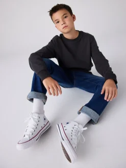 Blanc - Converse Malden Street Youth Trainers