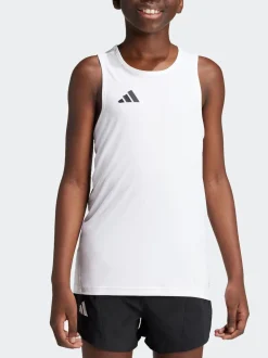 Blanc - Débardeur adidas Team pour enfant