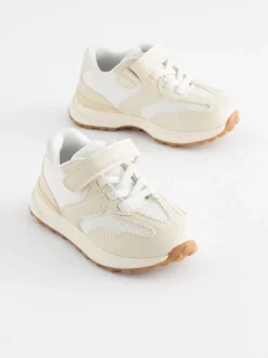 Blanc - Elastic Lace Fermeture par contact Trainers