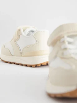 Blanc - Elastic Lace Fermeture par contact Trainers