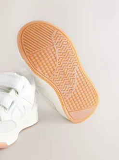 Blanc - Fermeture par contact Baskets à deux brides