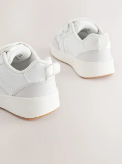 Blanc - Fermeture par contact Baskets à deux brides