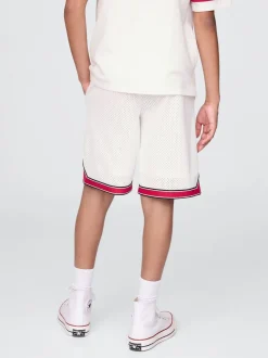 Blanc - Gap 8.5 Short à enfiler en maille Inch (4-13ans)