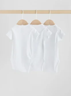 Blanc - Lot de 3 bodys Kind To Skin bébé