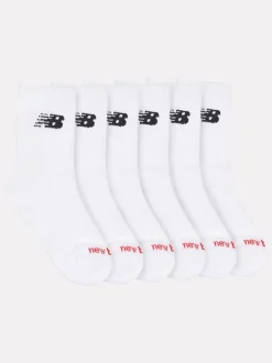 Blanc - Lot de 3 paires de chaussettes New Balance Everyday Trainer Col rond