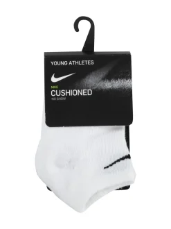 Blanc - Lot de 6 paires de chaussettes de sport Nike Little Kids