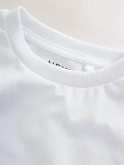 Blanc - Lot de 5 T-shirts à manches courtes (3-16ans)