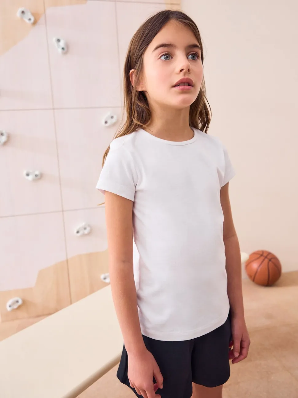 Blanc - Lot de 2 t-shirts d’école de sport 100% coton (3-16ans)