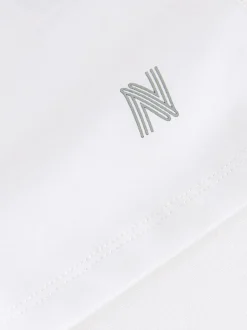 Blanc - Manches longues Base Layer Top (3-16yrs)