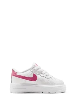 Blanc - Nike Baskets Air Force 1 Easy On bébé