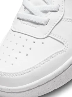 Blanc - Nike Baskets Junior Court Borough Low Recraft