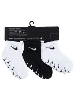Blanc - Nike Chaussettes Gripper pour nourrissons 3 Lot