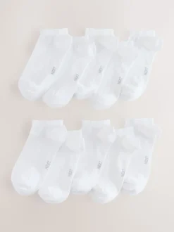 Blanc - Paquet de 10 chaussettes d'entraînement