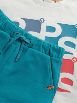 Blanc - Paul Smith Junior ensemble haut et short garçon