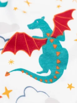 Blanc - Pyjama Frugi Jamie Jim Jams