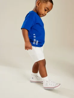 Blanc - Short à enfiler (3mois à7ans)