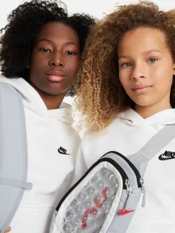 Blanc - Sweat à capuche Nike Club en polaire à enfiler