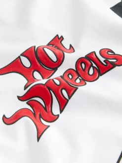 Blanc - T-shirt à manches longues Hot Wheels (9mths-8yrs)