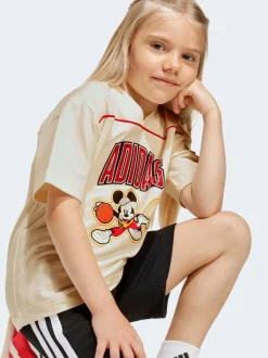 Blanc - T-shirt adidas Disney Mickey Mouse pour petits enfants
