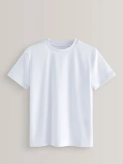 Blanc - T-shirt de sport (3-16ans)