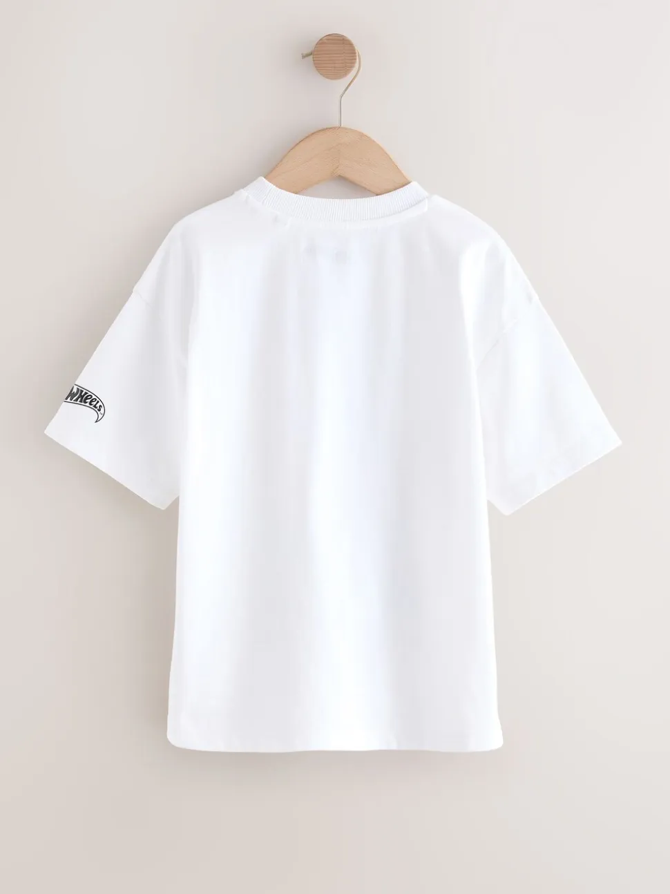 Blanc - T-shirt Hot Wheels à manches courtes (3-16ans)