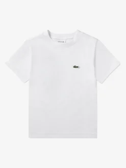 Blanc - T-shirt Lacoste Core à logo