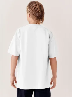 Blanc - T-shirt Manches courtes (3-16ans)