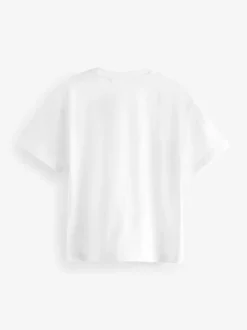 Blanc - T-shirt Manches courtes (3-16ans)
