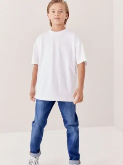 Blanc - T-shirt Manches courtes (3-16ans)