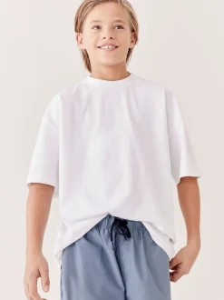 Blanc - T-shirt Manches courtes (3-16ans)