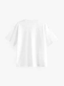 Blanc - T-shirt Manches courtes (3-16ans)