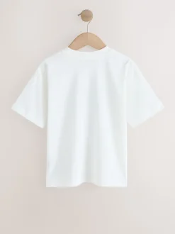 Blanc - T-shirt Mandalorian à manches courtes (3-16ans)