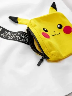 Blanc - T-shirt Pokemon à manches courtes (4-14ans)