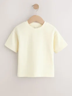 Blanc - T-shirt Texture Manches courtes (3mois-7ans)