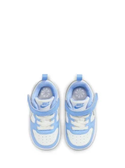 Blanc Bleu Gris - Baskets Nike Infant Court Borough Low Recraft