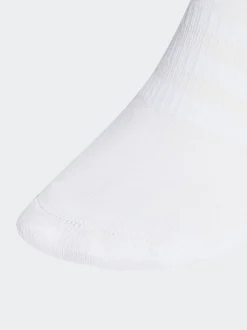 Blanc chromé - Chaussettes 3 Lot Vêtements de sport rembourrées à la cheville adidas