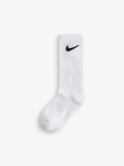 Blanc craie - Nike Chaussettes Col rond pour petits enfants 6 Lot