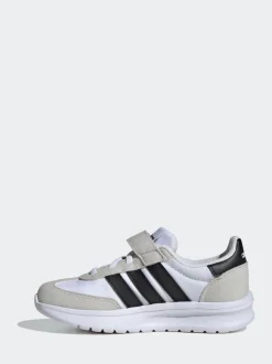 Blanc crème - adidas Run 70s 2.0 Baskets enfant à crochets et boucles