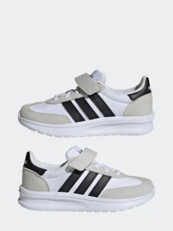 Blanc crème - adidas Run 70s 2.0 Baskets enfant à crochets et boucles