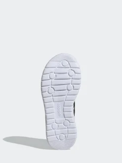 Blanc crème - adidas Run 70s 2.0 Baskets enfant à crochets et boucles