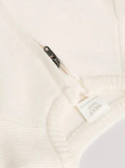 Blanc en maille - Cardigan Bébé