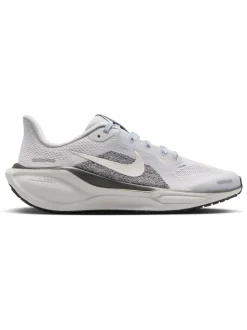 Blanc et gris - Nike Youth Air Zoom Pegasus 41 Running Trainers