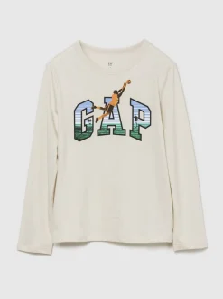 Blanc Football - T-shirt graphique Gap (4-13ans)